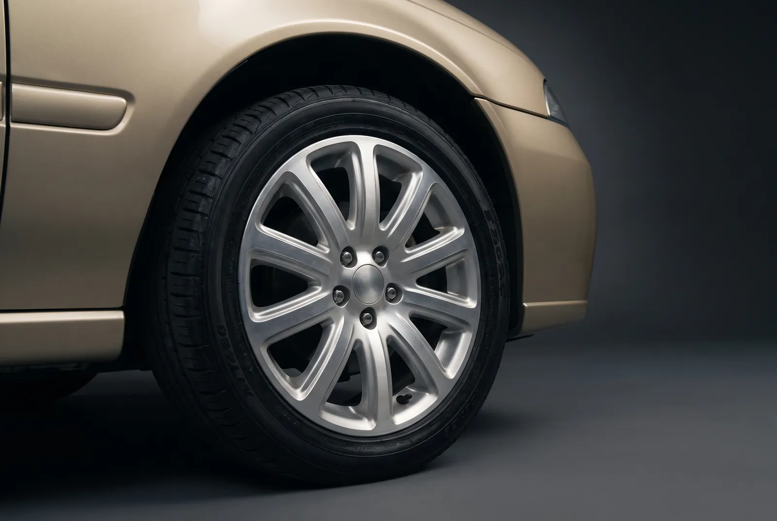 Detail van een Rover 45