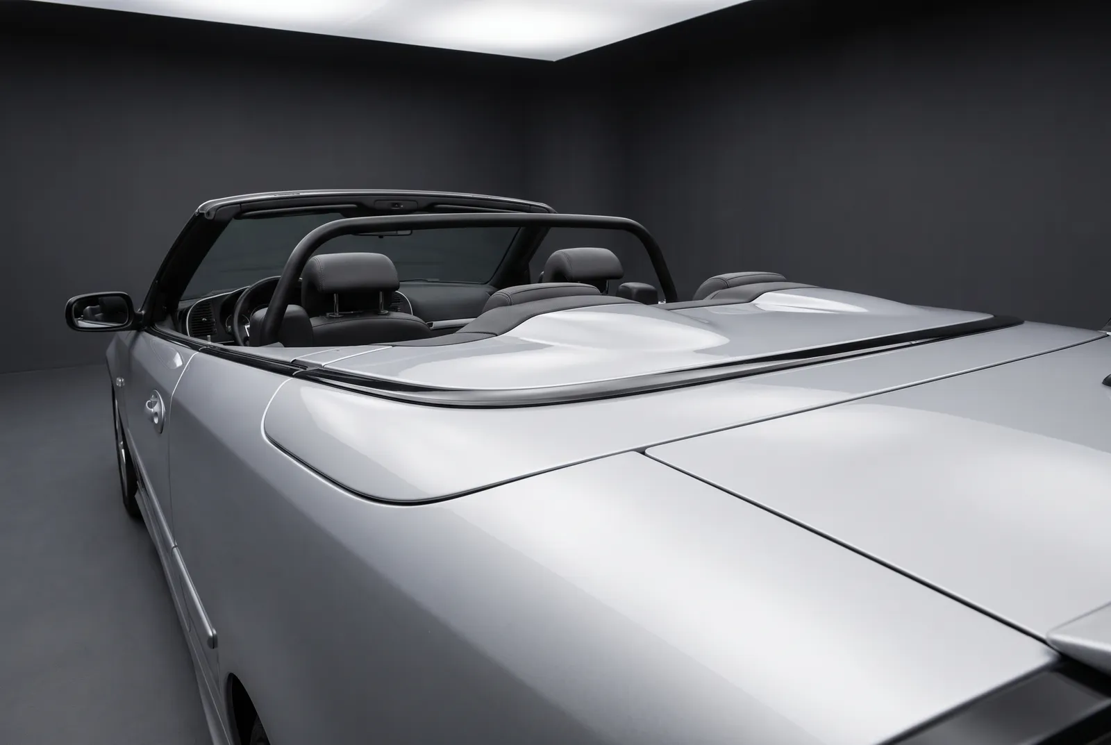 Detail van een Saab Cabriolet