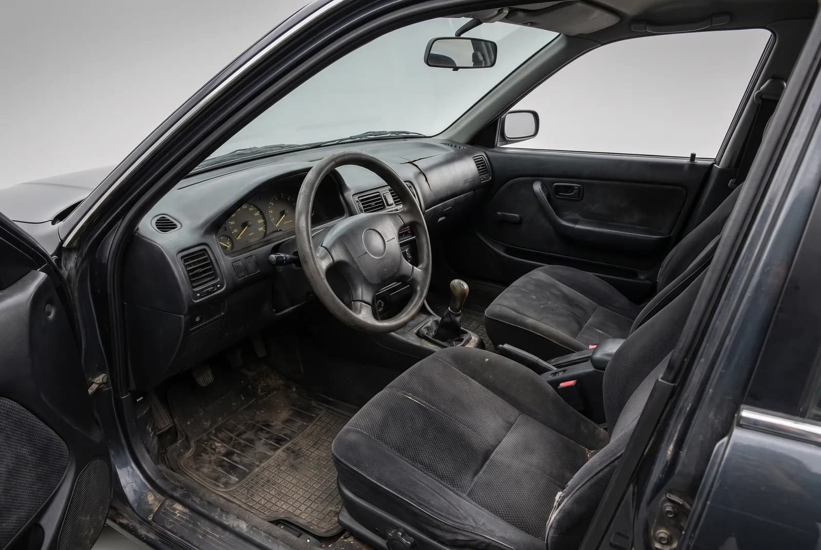 Interieur van een Schade auto