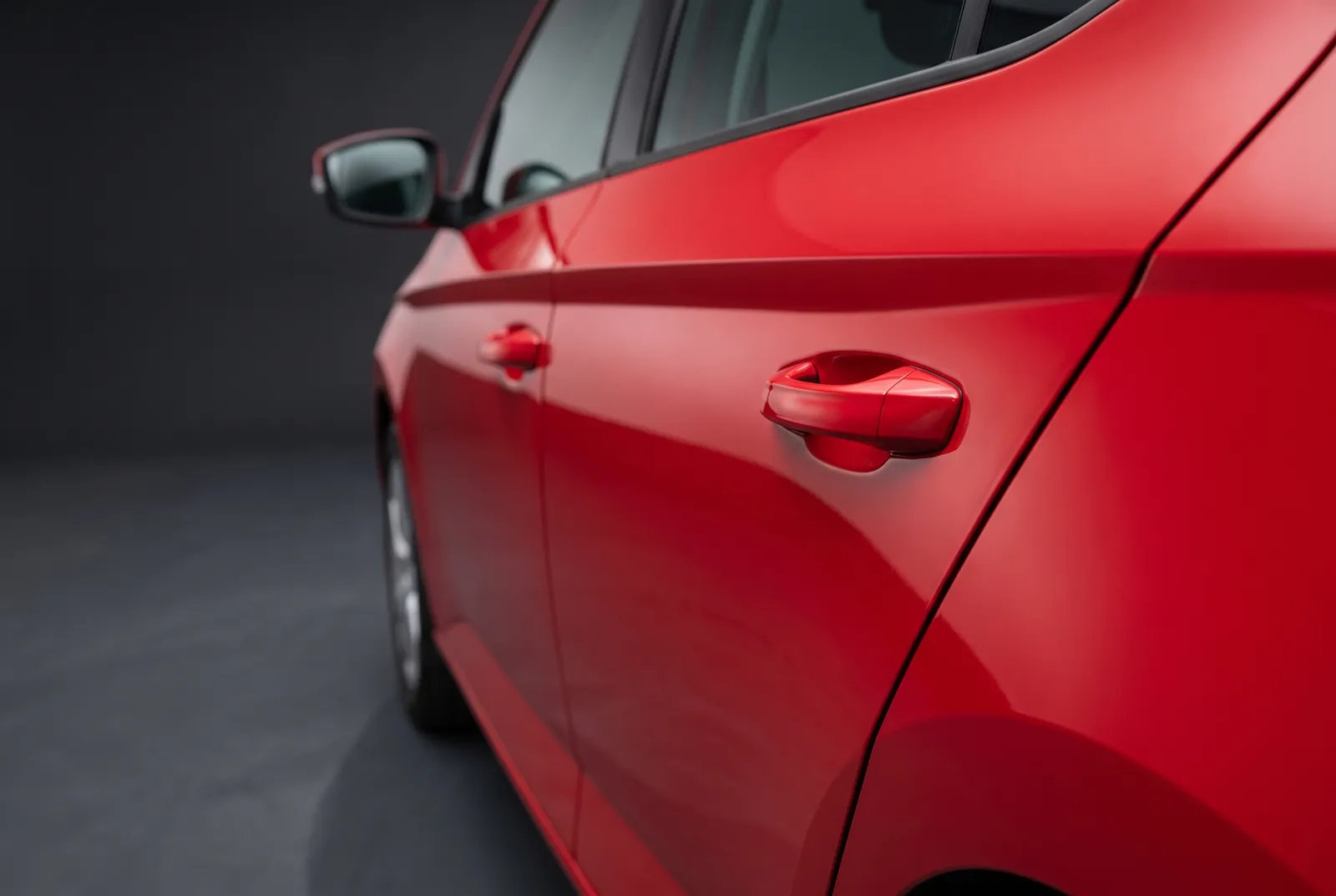 Detail van een Skoda Fabia