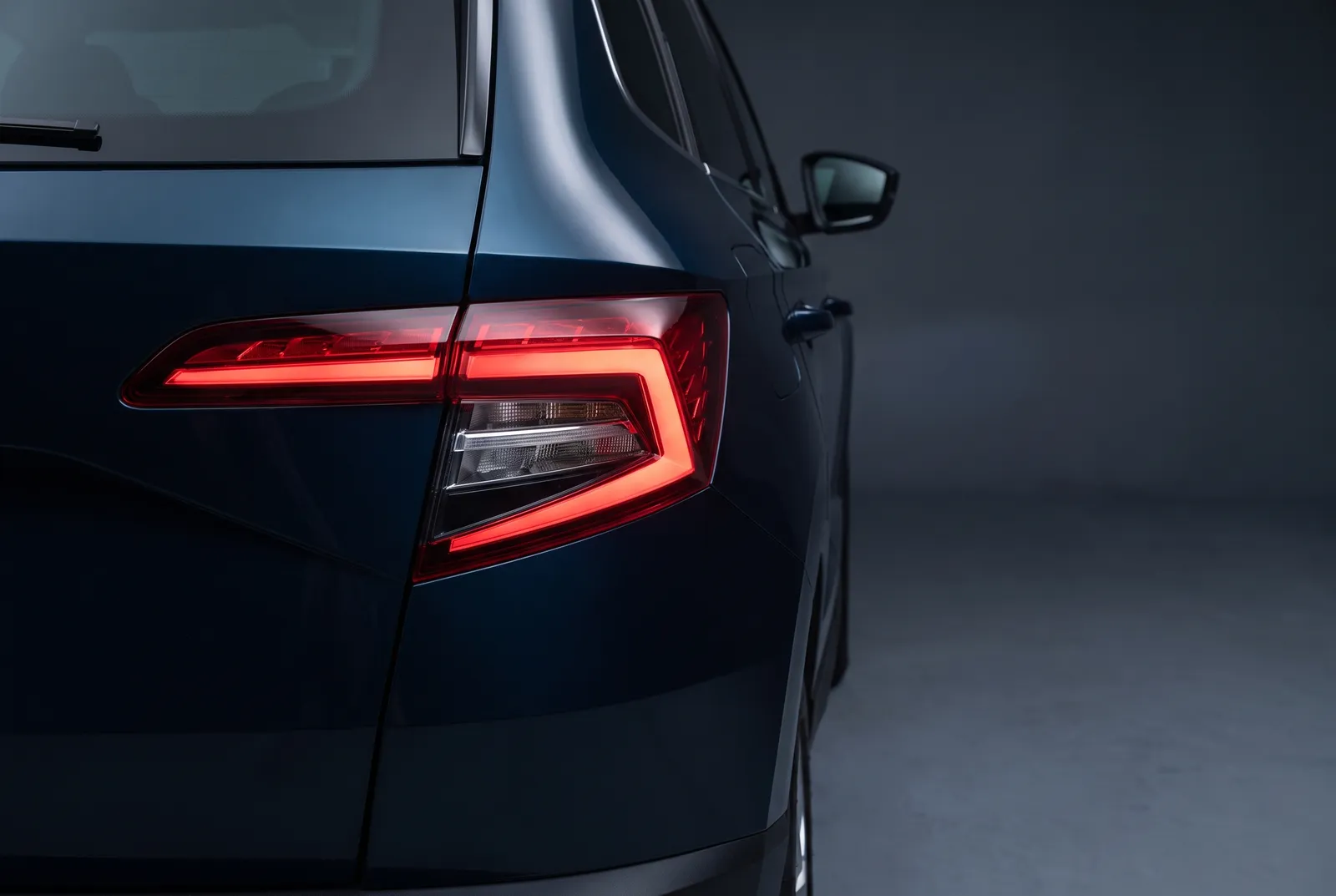 Detail van een Skoda Karoq