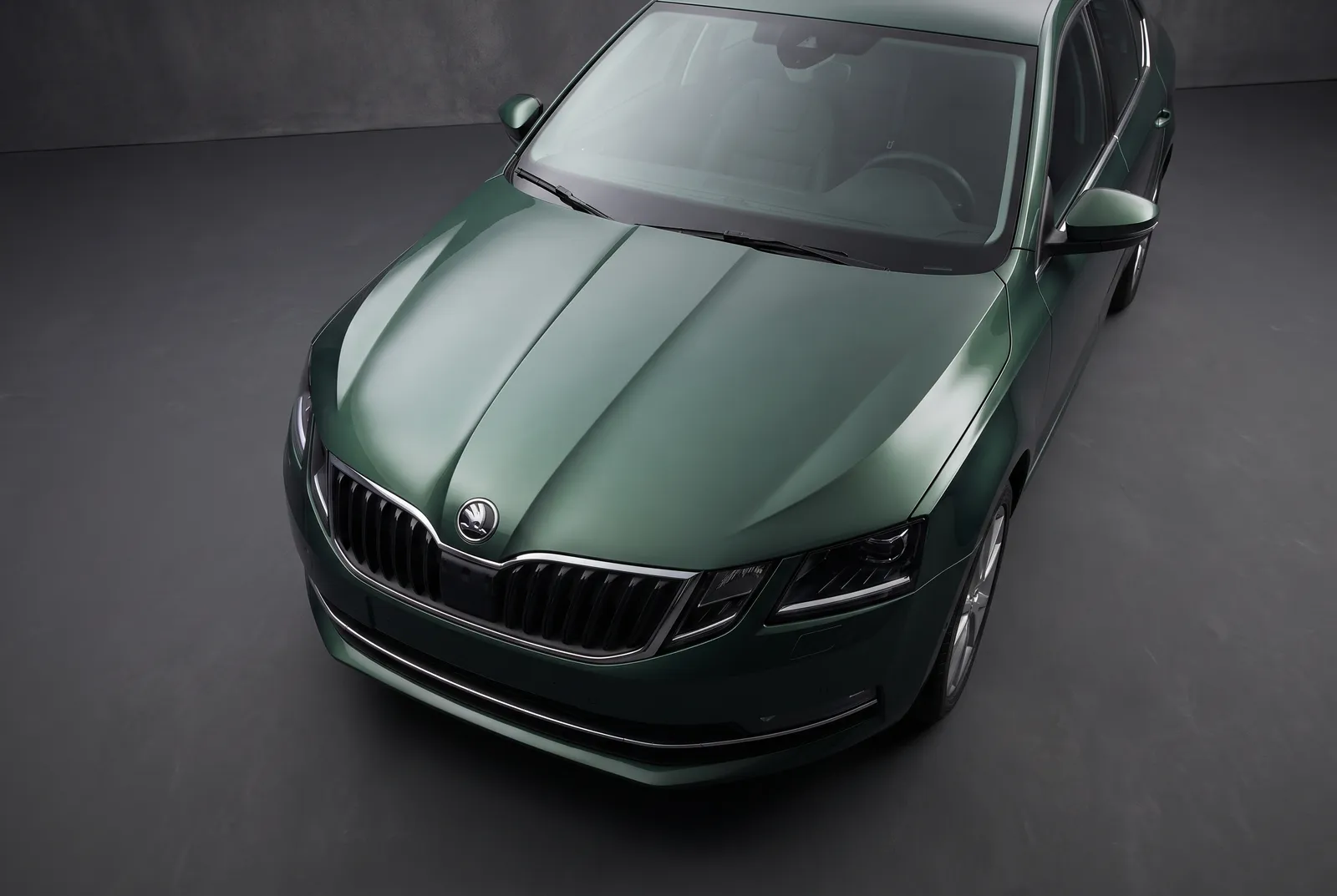 Detail van een Skoda
