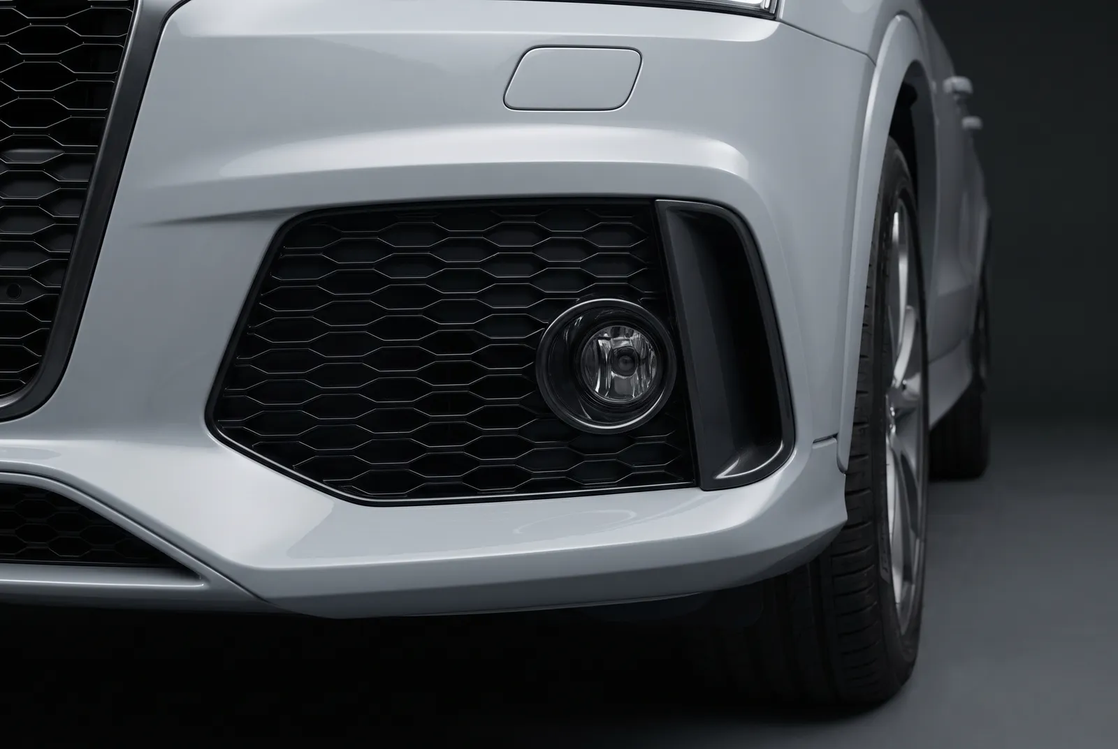 Detail van een Ssangyong Korando