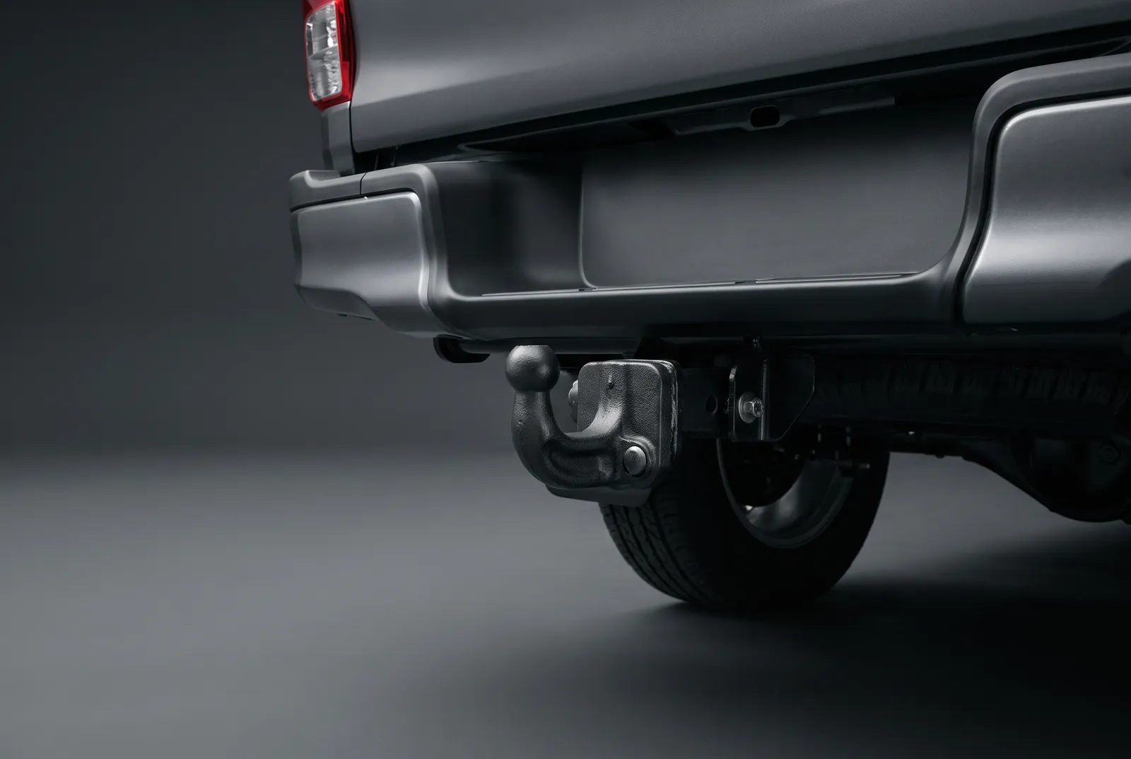 Detail van een Ssangyong Musso