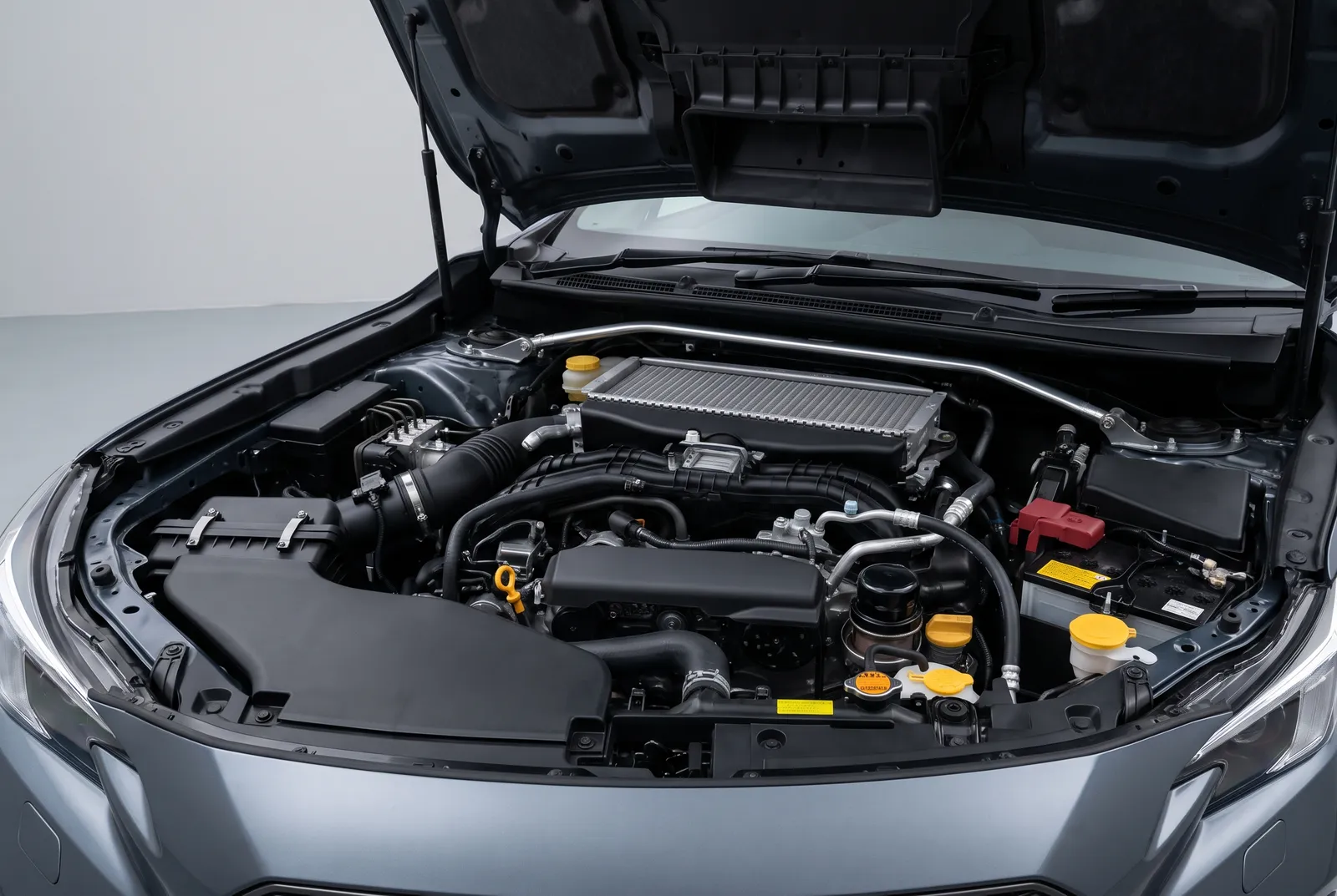 Detail van een Subaru