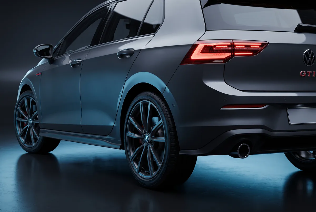 Detail van een Volkswagen Golf