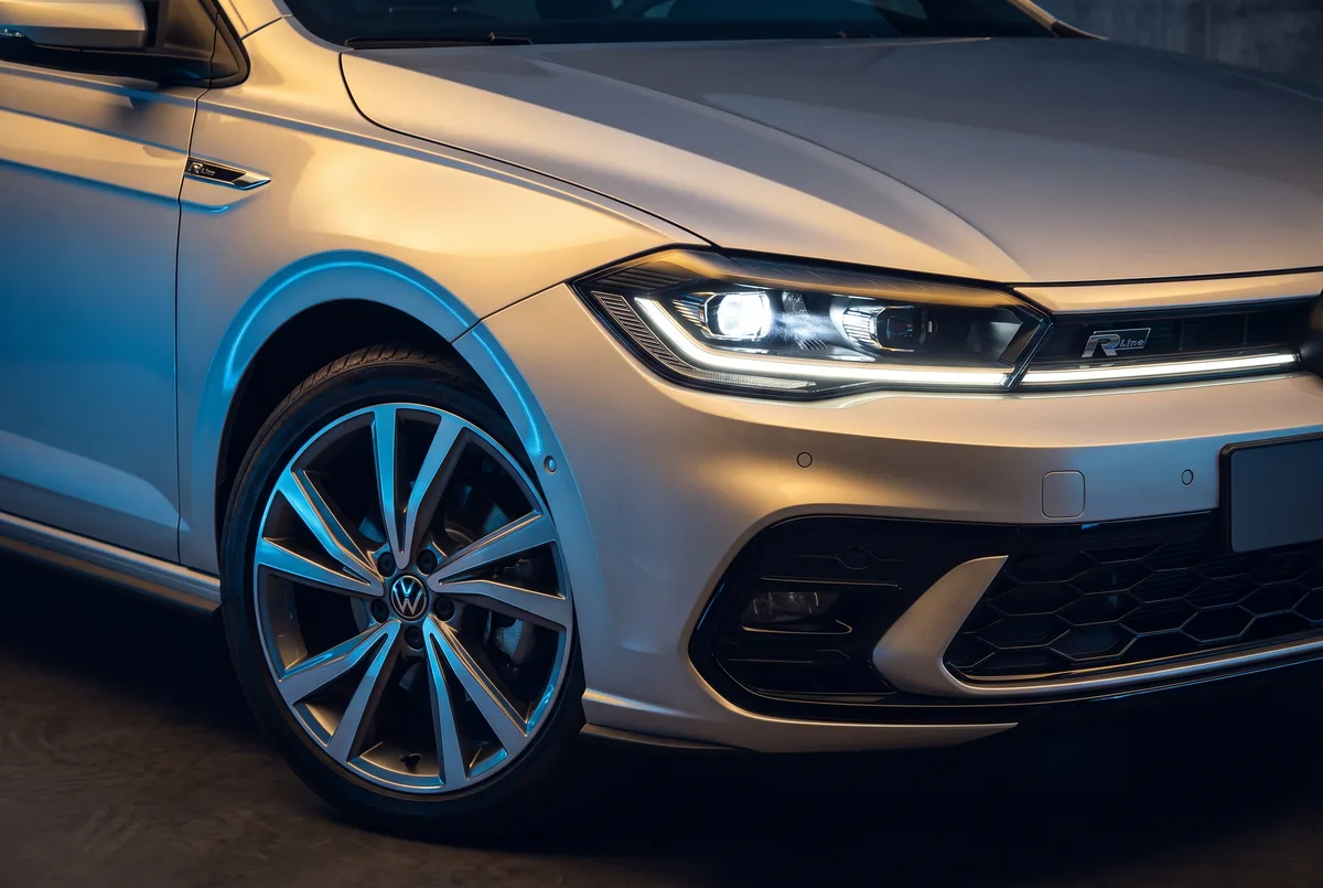 Detail van een Volkswagen Polo