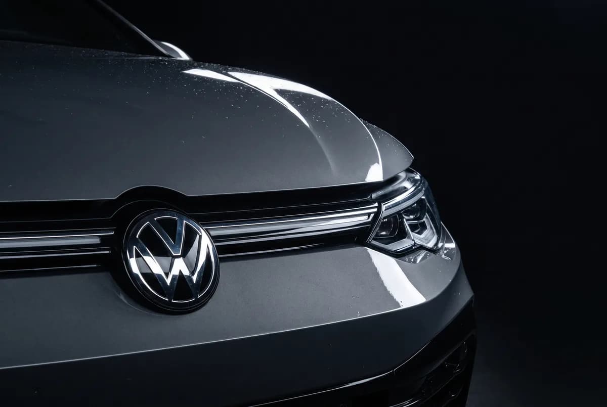 Detail van een Volkswagen