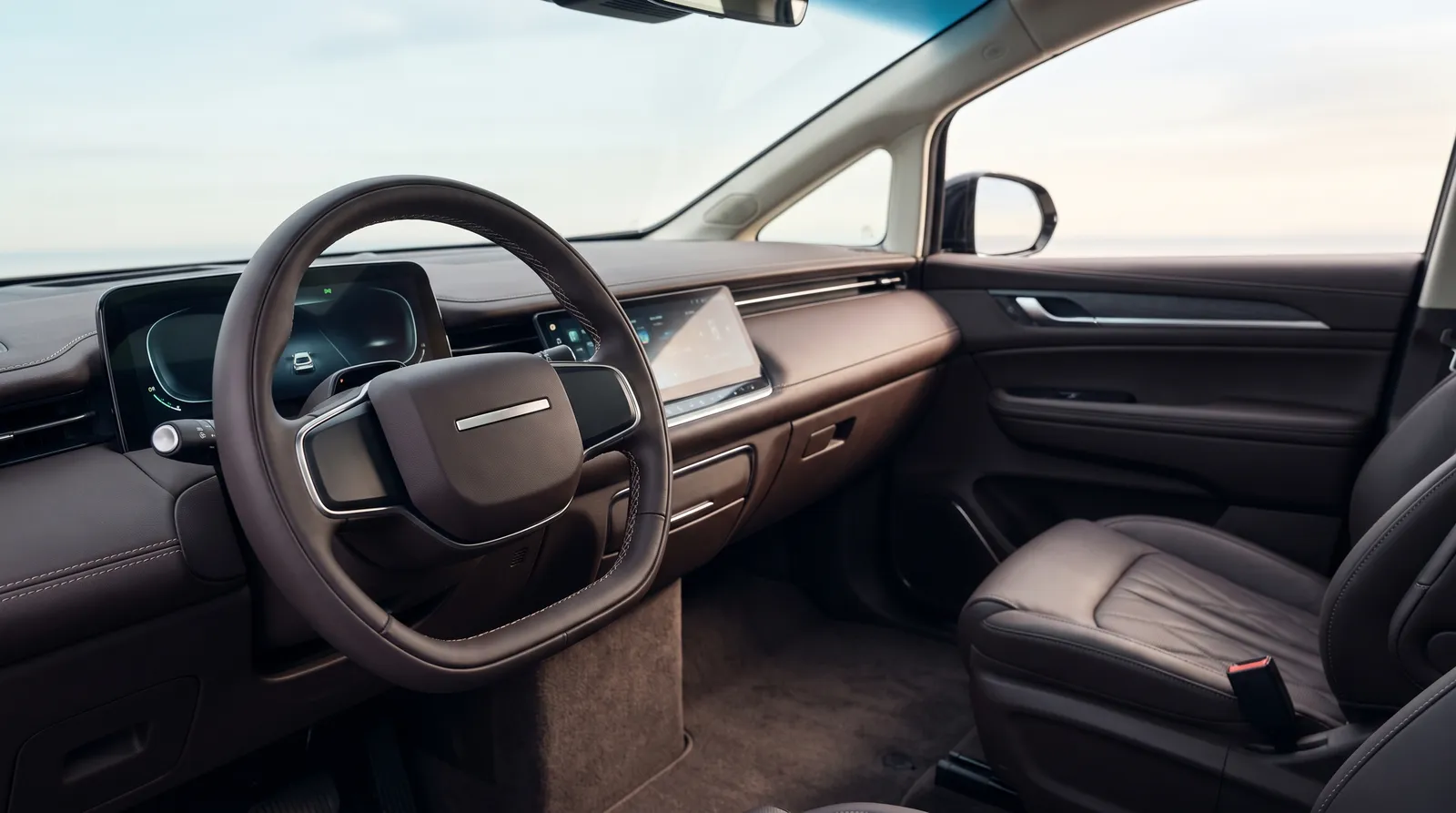 Interieur van een Zeekr